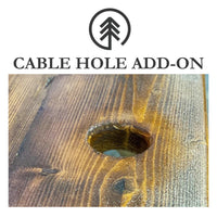 60mm Cable Management Hole - Pastos Co