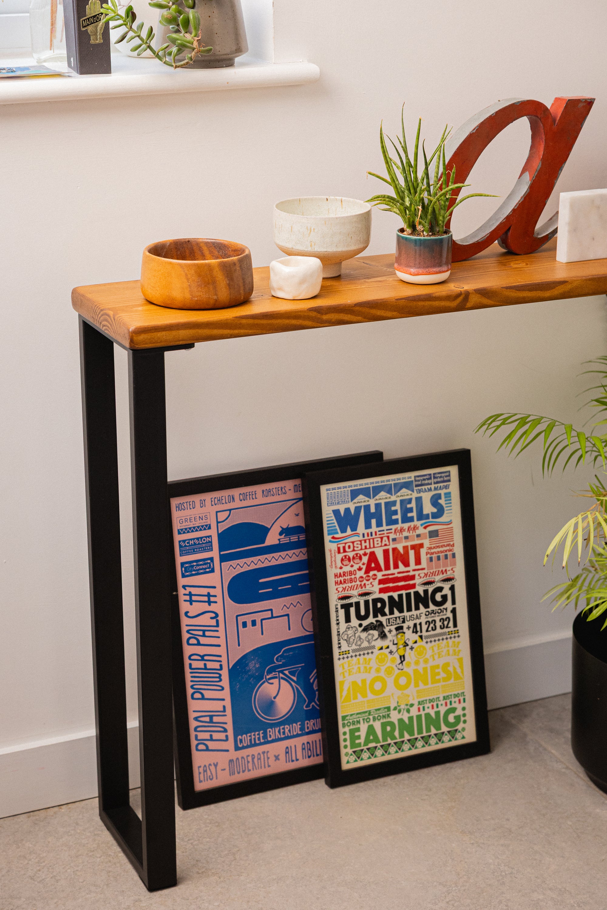 Rafi • Radiator Shelf • Industrial Legs