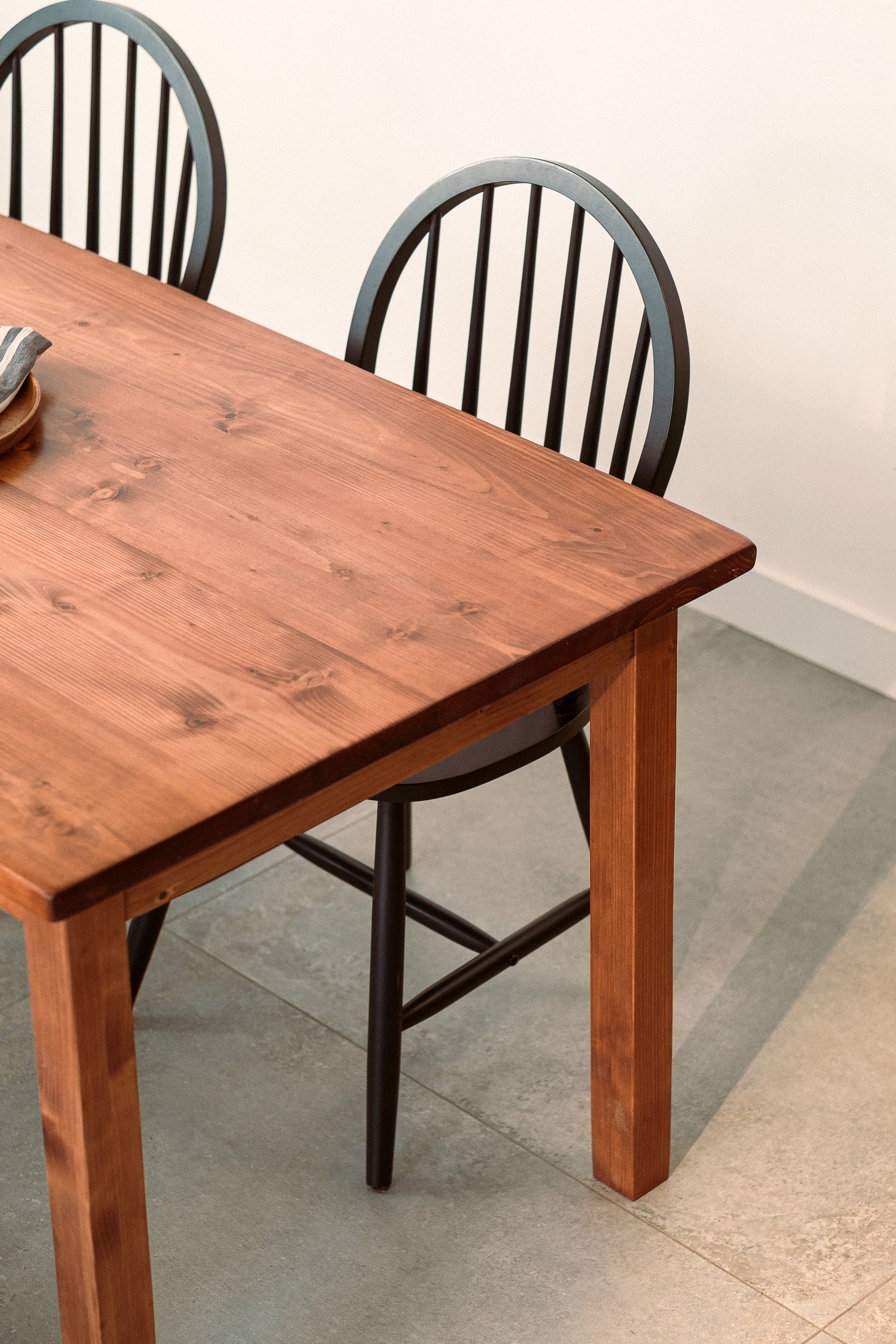 Trapezi • All Wooden Dining Table And Benches