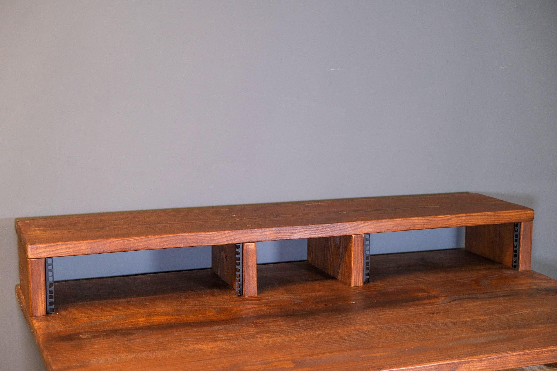 Riser Shelf with Fitted 19" 3u Rack Strips - Pastos Co